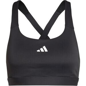 NWT New Adidas Women's 2XS A/B Black High Support Cross Back Athletic Sports Bra